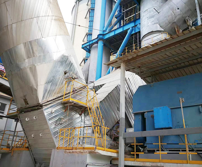 春江集團
水泥粉磨生產線礦渣立磨收塵器風機